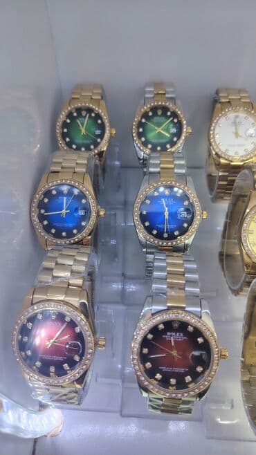 cütlük qolbaq: Yeni, Qol saatı, Rolex, rəng - Mavi — 1