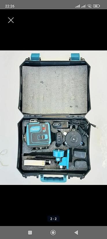 mini drel satilir: Makita lazer niveliri dəsti Peşəkar işlər üçün çoxfunksiyalı xətt — 1