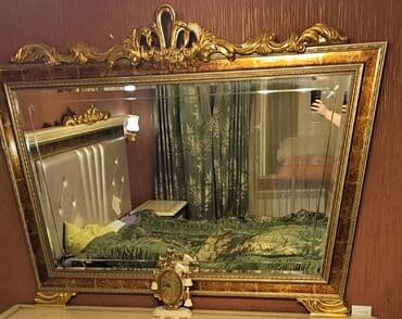 декоративные головы животных на стену: Зеркало Настенное, Декоративное, С рамой — 1