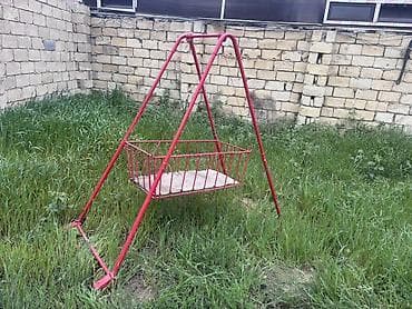 Oturacaq-yelləncək, Zontiksiz, Metal