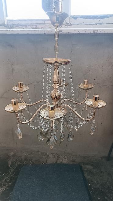 Çılçıraq, 5 lampa, Metal