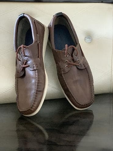 ayaqqabi kisi: Kişi mokasinləri – qəhvəyi rəng - Üst material: yumşaq dəri effekti — 1