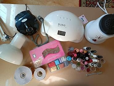 acar dest: Manikür və gel lak üçün tam peşəkar dəst Tərkib: - SUN5 LED/UV lampa — 4