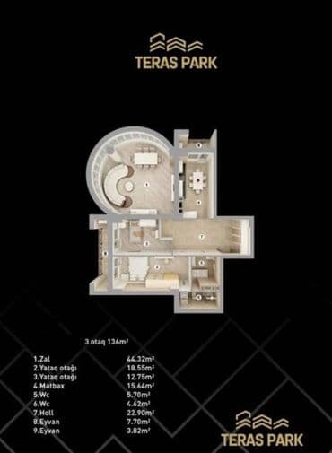 seki bina evleri 2021: Bakıxanov qəs., 3 otaqlı, Yeni tikili, 137 kv. m — 2