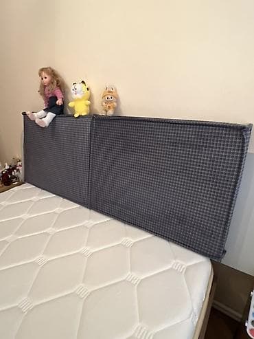 panelər: Çox səliqəli vəziyyətdə çarpayı + ortopedik matras satılır. Matras — 4