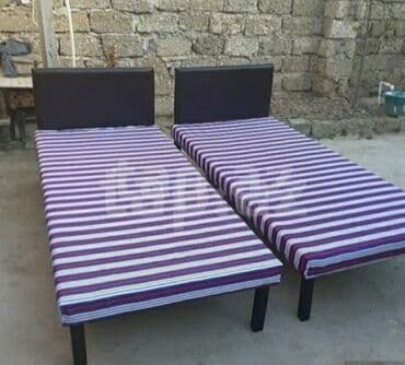 Çarpayılar Təzə hazırları var Çatdırılma var 1 nəfərlik 60 manat 2 — 5