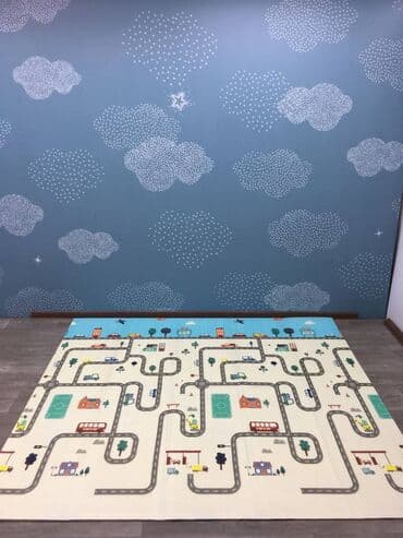 🔥 AKSİYA! 🧸 İkitərəfli uşaq inkişaf etdirici termokilim (sürünmə üçün)