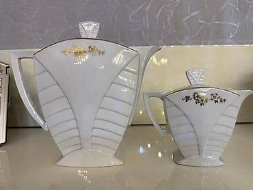 Çay dəsti, rəng - Ağ, Farfor