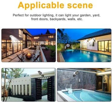 sensorlu lampa: Günəş ☀️⛅ enerjisi ilə işləyən sensorlu kamera 📷 formasında lampa LED — 13