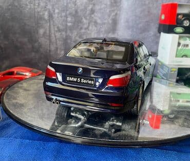 metbex tavan modelleri: Коллекционная модель BMW 545i E60 dark blue 2008 KYOSHO Scale 1:18 — 10