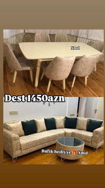 xacmaz mebel: Yeni, Divan, Masa və oturacaqlar, Kredit yoxdur — 1