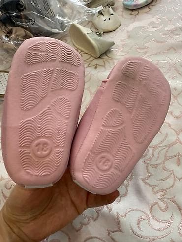 ayqqabı: Rəng - Çəhrayı Krossovkalar, Polo, Ölçü: 18, Qız üçün — 3