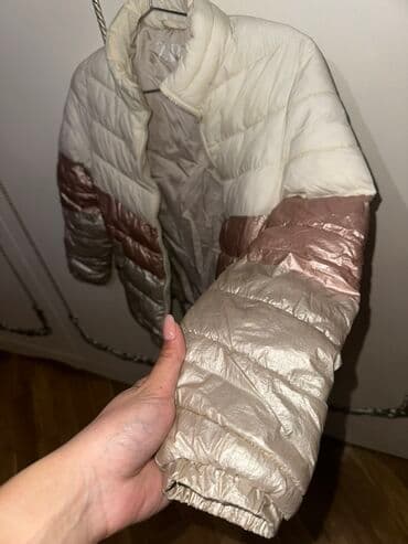 синие детские ветровки: Куртка, Для девочек, 9 - 10 лет, Zara Kids — 4