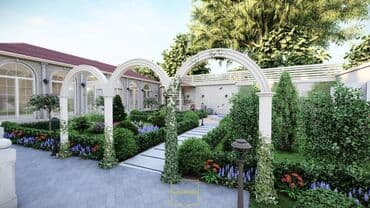 plastik qapi pencere qiymeti: Landşaft dizaynı *Villaların, Bağ evlərinin, Park, Xiyaban və.s — 18