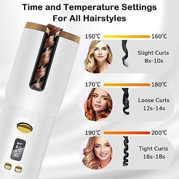 rollu maşın oyunu: Avtomatik Saç Buruq Aparatı – LCD displeyli, USB ilə yüklənən, tam — 5
