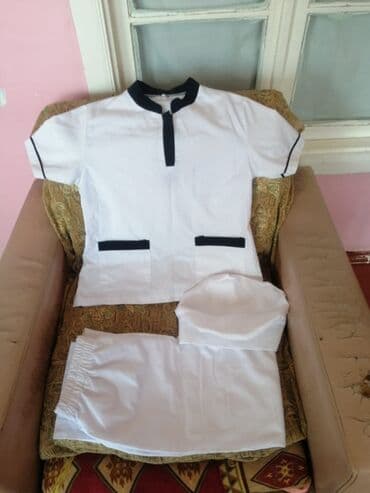 Lalafoda yeni: Aşpaz formaları – müxtəlif modellər Son qiymət 25azndir. - Rəng: ağ — 4