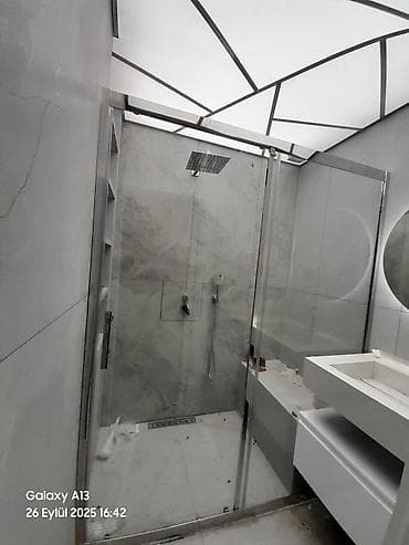 dush kabina: Arakəsmə, Düzbucaqlı — 3