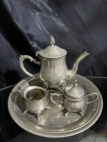 çay qaşığı: Çay dəsti, rəng - Gümüşü, Metal — 2