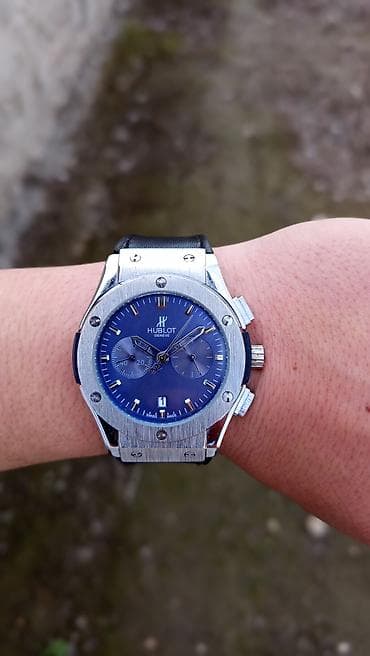 kisi saati: Yeni, Qol saatı, Hublot, rəng - Mavi — 4