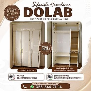 dola: Dolab sifarisle hazırlanır. ⚜️ İstehsaldan satiş, otağınıza uygun — 1