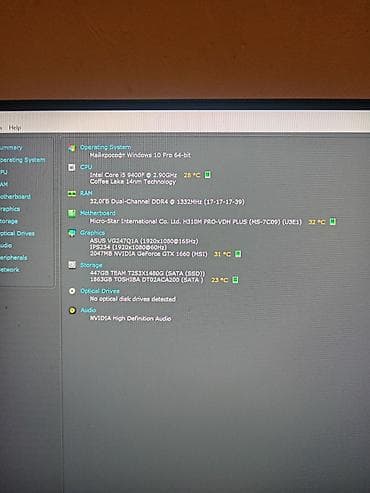 dvd ssd: Gaming/ofis masaüstü kompüter komplekti Texniki göstəricilər — 3