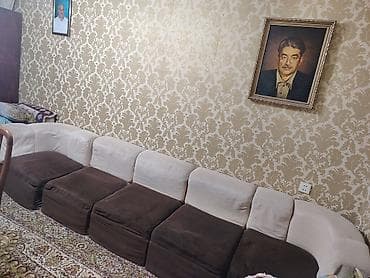 stul ev: Künc divan dəsti - Forma: L-şəkilli künc divan, modullu quruluş — 1
