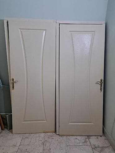 mdf panel satışı: Məişət/otaq qapıları dəsti işlənmiş - Say: 6 ədəd. 3 əd- 2.10x90 — 2