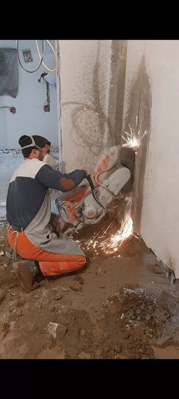 Boşqablar: Beton Kəsmə Xidməti beton kesimi beton kesen mişar beton kəsimi su ilə — 3