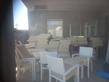 ipoteka ile heyet evleri: Ortopedik matraslar. Çox gözəl vəziyyətdə. Bağ üçün stol və stullar da — 1