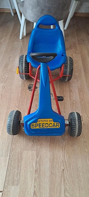 2el mebeler: Uşaq pedallı qart (GToys 88 SPEEDCAR) 2 3defe iwdenilib yeni kimidi - — 1