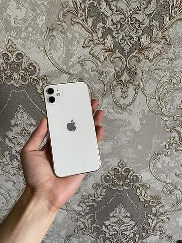 IPhone 11, 128 GB, Ağ, Simsiz şarj, Face ID