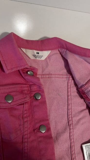 детские джинсовые комбинезоны: Jaket, Qız üçün, 3 - 4 yaş, H&M — 3