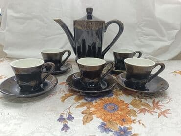 Qab-qacaq və mətbəx ləvazimatlarının alışı: Çay dəsti, rəng - Qara — 3