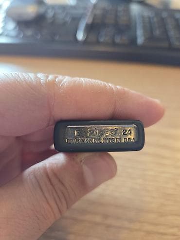 Salam zippo black slim model tam orginaldi tezedi