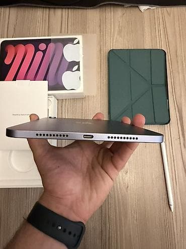 İpad mini 6 4/64 gb, problemsiz əla işləyir. Kinoya baxmaq və dərs — 5