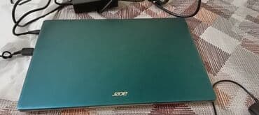 acer nitro ei242qrp: Acer noutbuk – kompakt və yüngül korpus, yaşıl-metalik qapaq dizaynı — 2