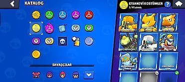 qadın kostyum: Məhsul: Brawl Stars hesabı – geniş kostyum kataloqu ilə — 5
