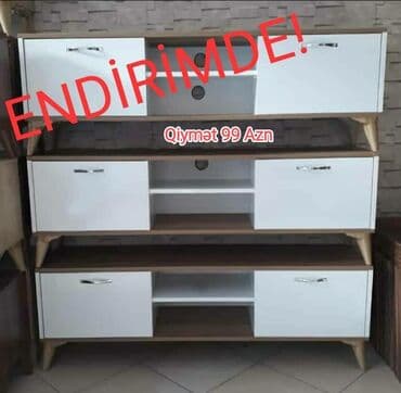 аренда помещений под кафе ресторан: Новый, Прямой ТВ стенд, С полками, Ламинат, Азербайджан — 3