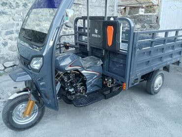 запчасти на прицепы: Yükdaşıma üçün üçtəkərli motoblok (tricikl) – kabinalı, arxa açıq — 3