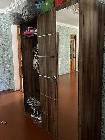 dolab skaf: Dəhliz üçün çoxfunksiyalı giriş mebeli - Material: ağac teksturalı — 3