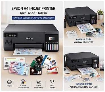 xiaomi redmi x: Epson L8050 A4 Inkjet Printer – Çap • Skan • Kopya İşlənmişdir 1 ay — 2