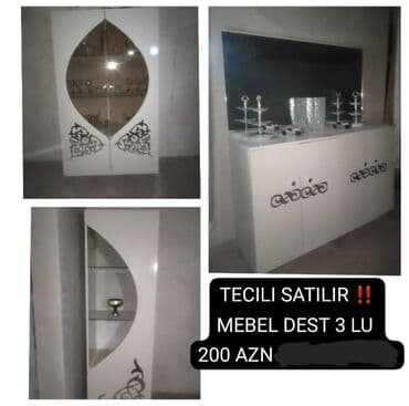 metbex mebeli instagram: Tecili satılır – ev əşyaları və dekor - Mebel dəsti, 3-lü – 200 AZN — 1