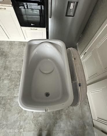 hamam moydadir: Uşaq vannası və stendi - Rahat hamam üçün plastik uşaq vannası — 1