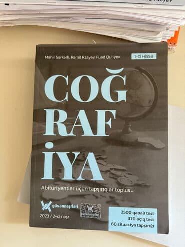 6 ci sinif riyaziyyat kitabi pdf yukle: Coğrafiya Testlər 11-ci sinif, Güvən, 1-ci hissə, 2023 il — 1