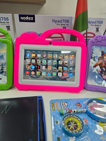 uşaqlar üçün planşetlər: Uşaq planşeti – Nodizz Npad708 Kids Study Tab Xüsusiyyətlər: - Ekran — 2