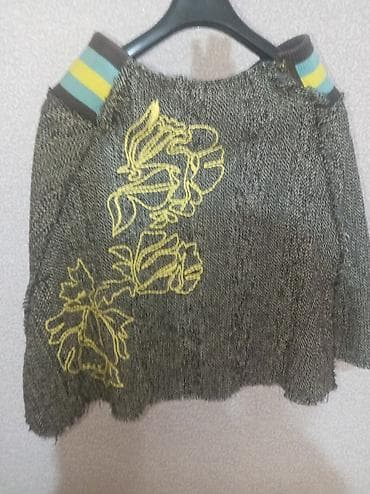 Женская одежда: Qadın ətəyi - Rəng: Tünd boz melanj - Material: Yumşaq, toxuma parça - — 2