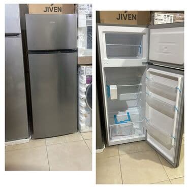 eurolux soyuducu: İki qapılı soyuducu - Rəng: inox/gümüş - Üst kamera – dondurucu: bir — 1