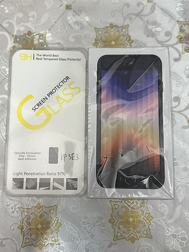 iphone kreditle: IPhone SE 2022, 256 GB, Midnight, Barmaq izi, Simsiz şarj — 1