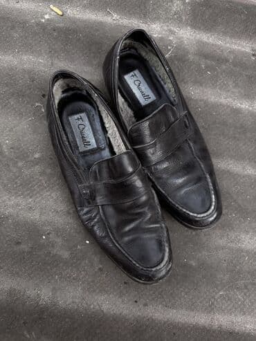 Səndəl və şəp-şüplər: F. Crunell kişi loafers ayaqqabıları - Model: Klassik penny loafer - — 2