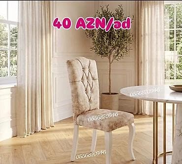 Qonaq otağı üçün, Yeni, rəng - Ağ Stul